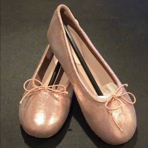 Chasing Fireflies Pink Metallic Flats